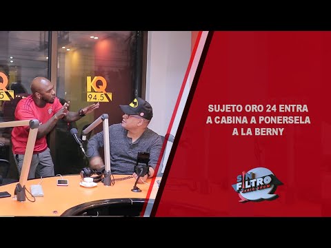 El Sujeto llega de sorpresa a Sin Filtro para pelear con La Berny!!!