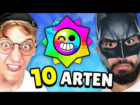 10 ARTEN von BRAWL STARS SPIELERN! 😂