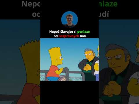 Práve preto si dobre rozmysli, komu požičiaš peniaze.