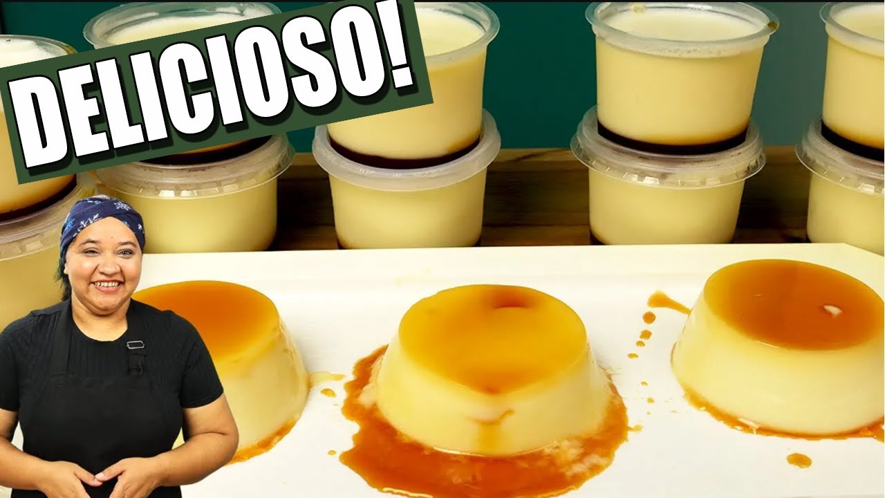 Sem Forno e Sem Ovos !!🤑Pudim no pote para vender FÁCIL e Lucrativo cozinha sem mistério!