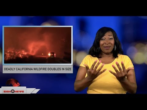 Deadly California wildfire doubles in size (ASL - 7.28.18)