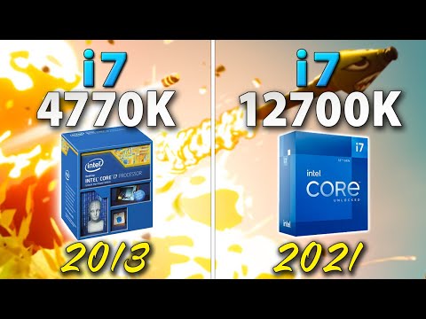 i7-4770K vs i7-12700K - 8 Years Difference | 1080p, 4K