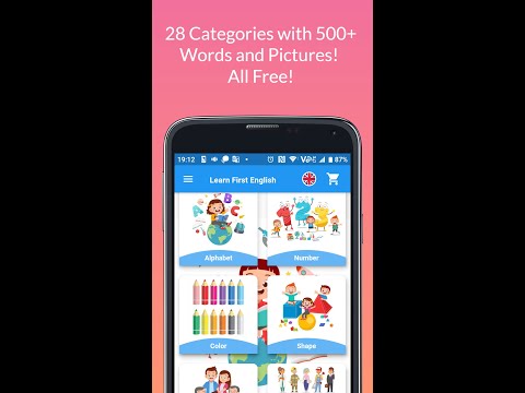 Learn English: Kids flashcards Video