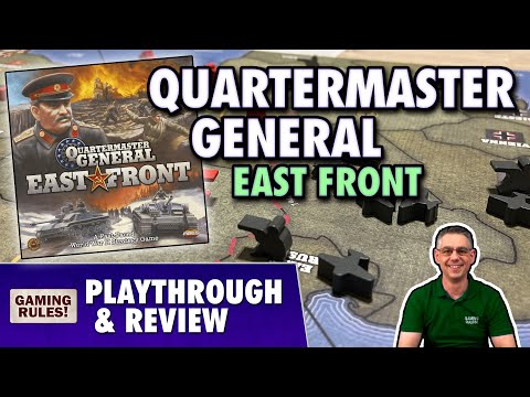 Quartermaster General: East Front - Playthrough & Review