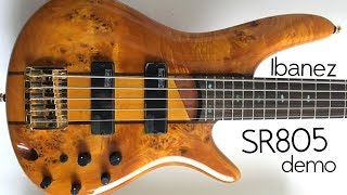 Video thumbnail for Guitarists might like this bass... -- Ibanez SR805 demo/review by NICKO