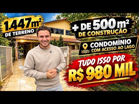 ACHEI A SUA CASA DE VERANEIO EM CALDAS NOVAS GO POR R$980.000,00