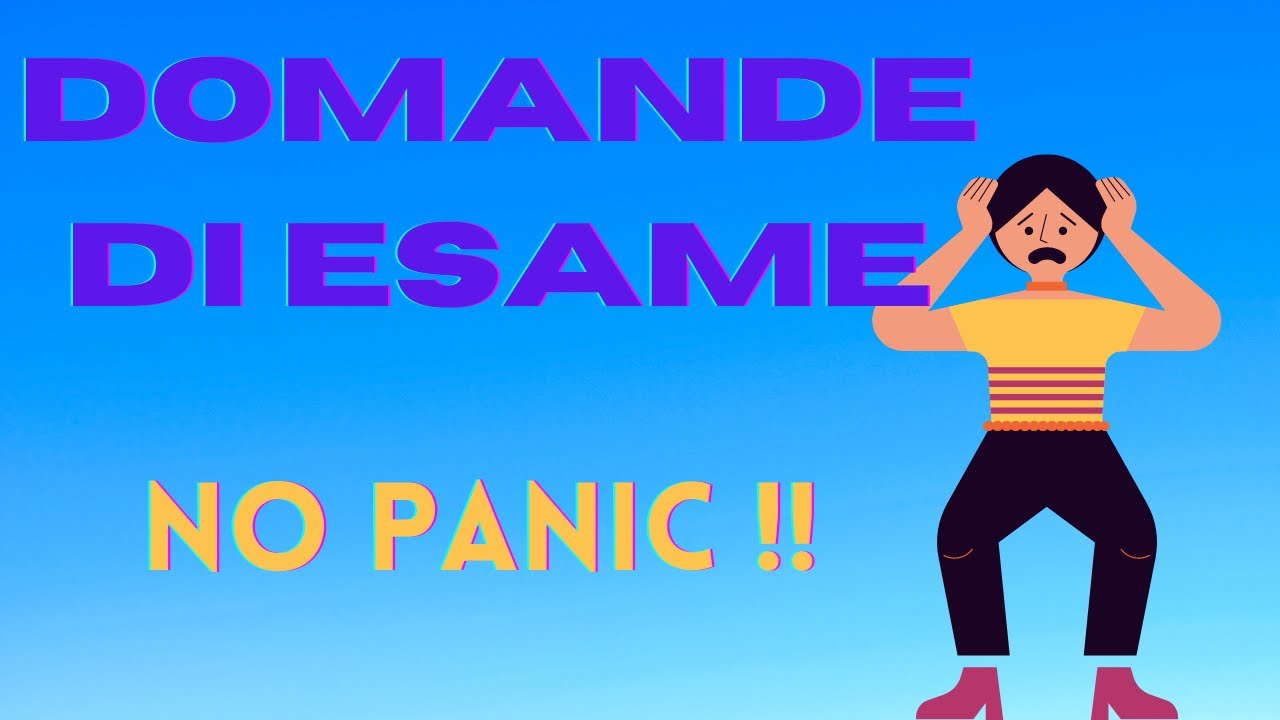 Watch Now DOMANDE DI ESAME OSS. DOMANDE DI ESAME OSS.