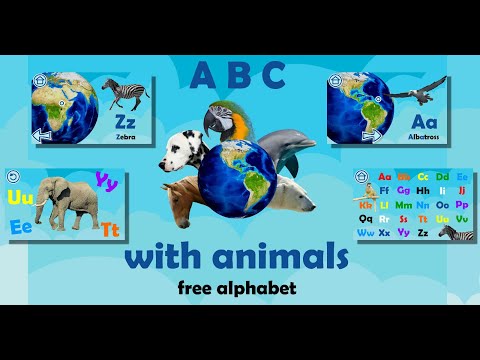 ABC with animals (English)