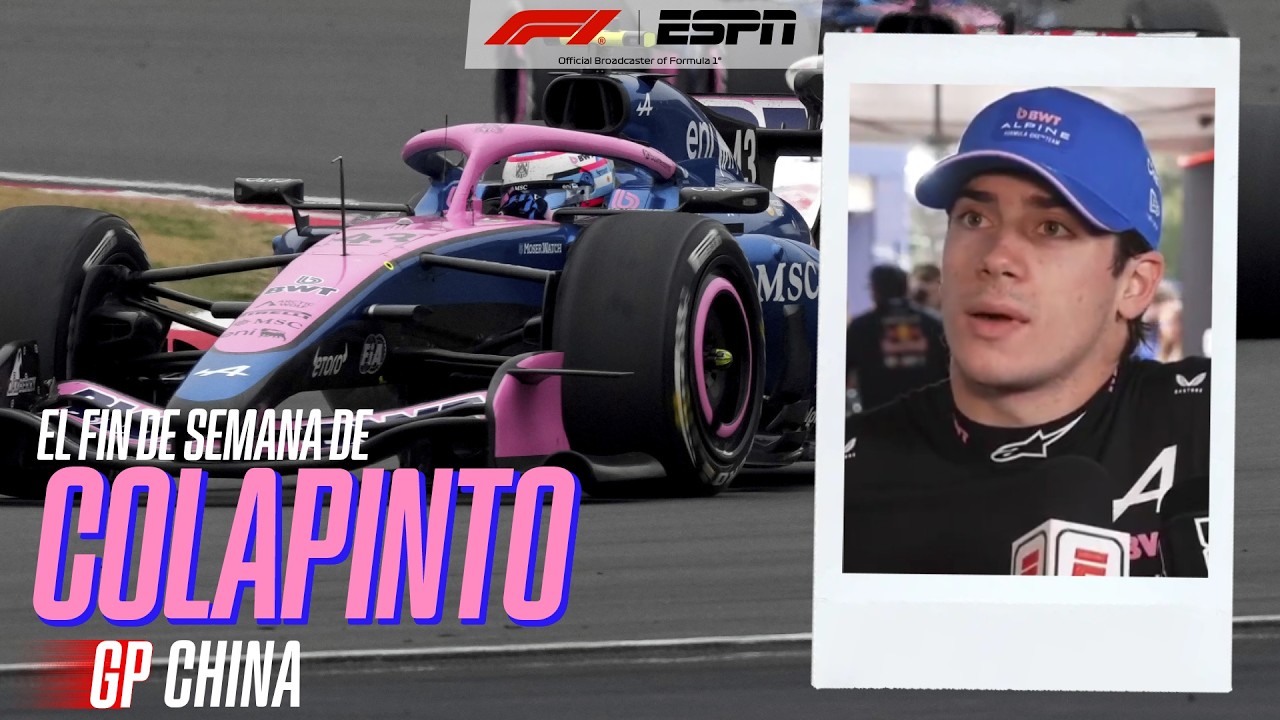 ¡CARRERÓN DE COLAPINTO EN CHINA Y PRIMER PUNTO CON ALPINE! ASÍ FUE EL SEGUNDO FIN DE SEMANA DE LA F1