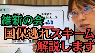 維新の会の問題となった「国保逃れ」とは何なのか。スキームを解説します。