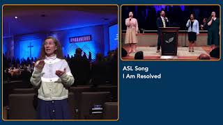 ASL Song - I Am Resolved