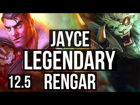 JAYCE vs RENGAR (TOP) | 69% winrate, Legendary, 10/2/5 | EUW Master | 12.5