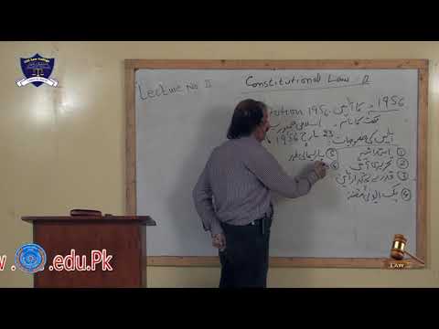 Constitutional Law-II Lecture No 2