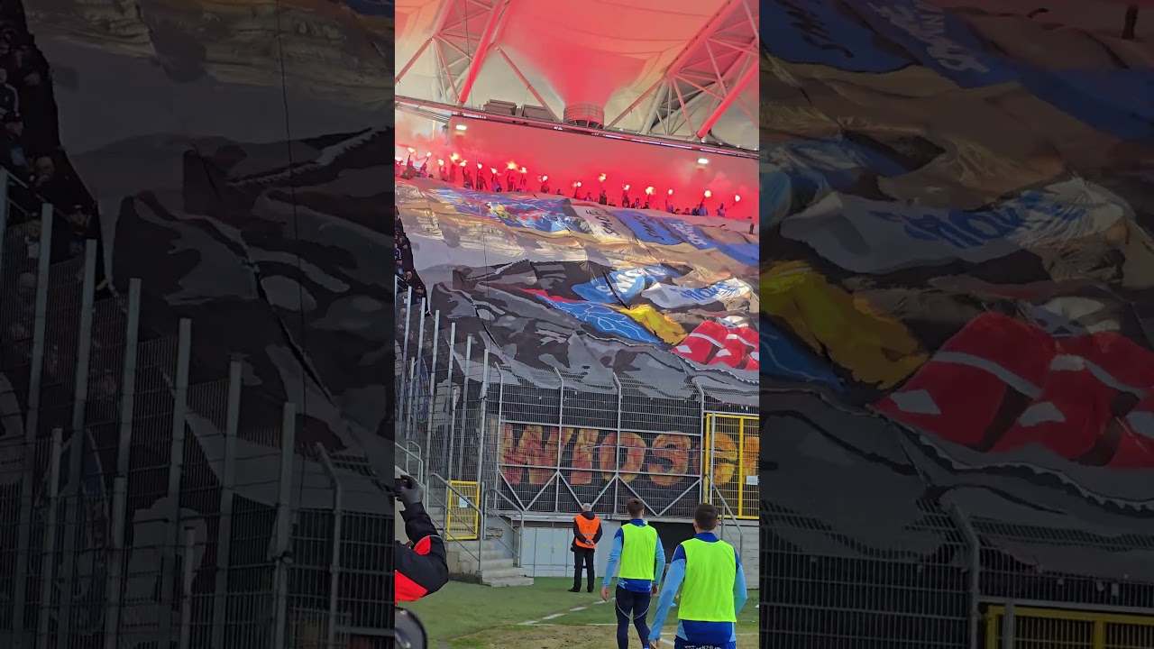 Ruch Chorzów x Widzew Łódź Display against ŁKS Łódź 21.03.26 #football