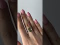 Серебряное кольцо с мистик топазом 7.2ct