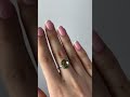 Серебряное кольцо с мистик топазом 3.417ct
