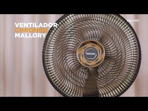 Video thumbnail of Ventilador de Coluna Mallory Chronos com Controle 40 CM 126W