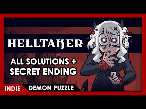 Helltaker - FULL PLAY (All solutions + Secret Ending)