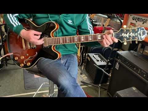 VIDEO- Epiphone by GIBSON Sheraton II  1992 Korea - Vintage Sunburst - Import Japan image 14