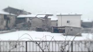 preview picture of video 'Time Lapse - Nevicata 24 febbraio 2013'