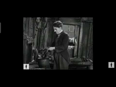 charlie chaplin eating shoe