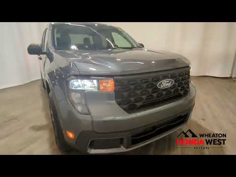 2025 Ford Maverick XLT AWD SuperCrew in Gray for sale at Wheaton Honda West in Calgary, AB
