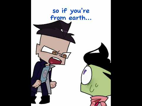 why are you green?? // invader zim