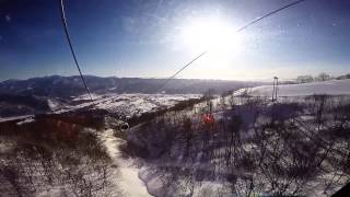 preview picture of video 'Happo one, Hakuba, Japan Snow Trip 2015   Day 3   Gondola Cable Car'