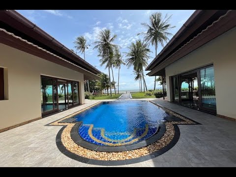 Three Bedroom Pool Villa Located on a Quiet Beach for Sale in Nuea Khlong, Krabi