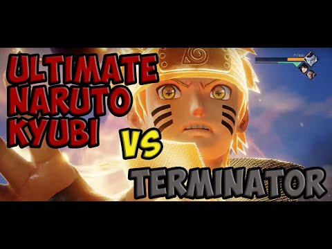 NARUTO + KYUBI VS TERMINATOR + GAARA | JUMP FORCE | INDONESIA