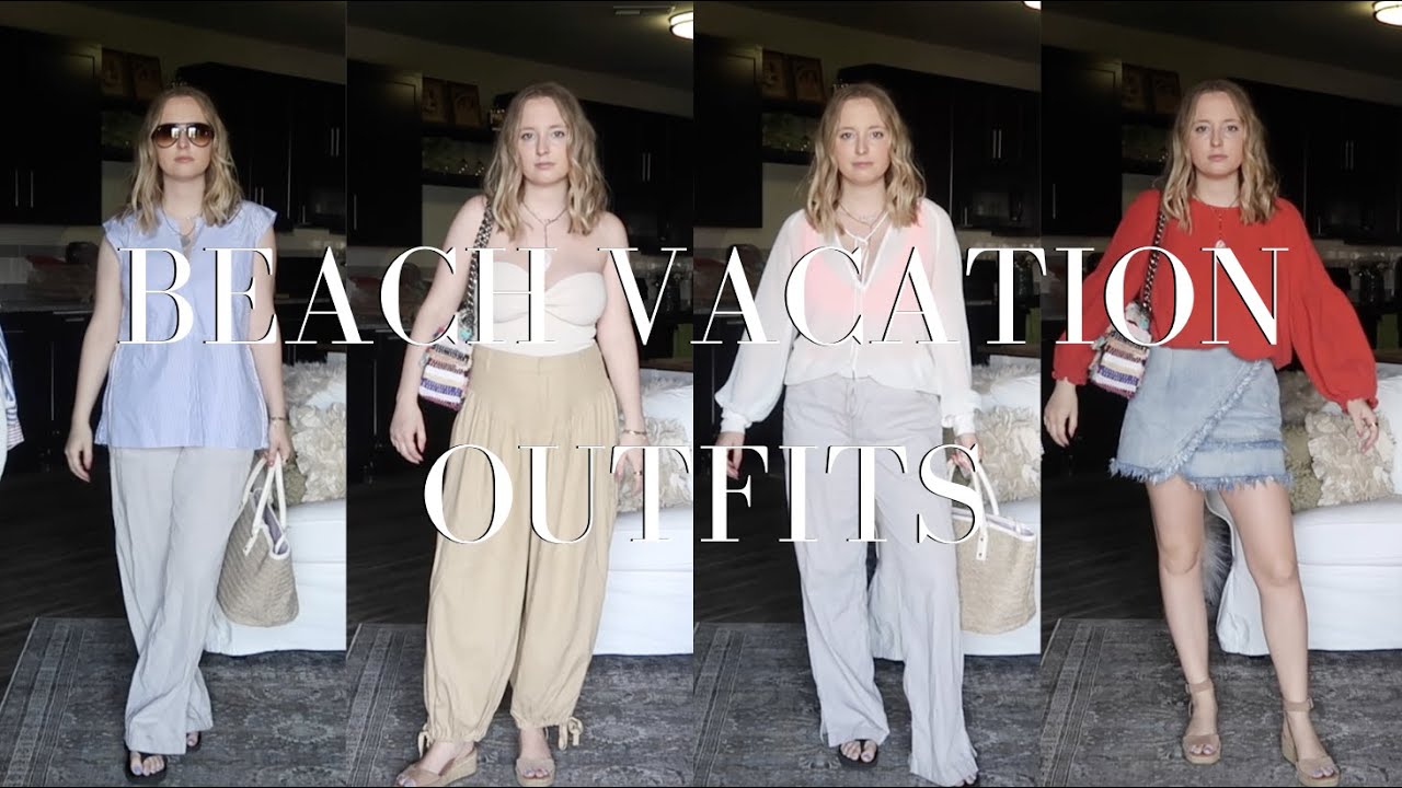 Beach Vacation Outfits Using Pieces in my Wardrobe | Pack With Me!