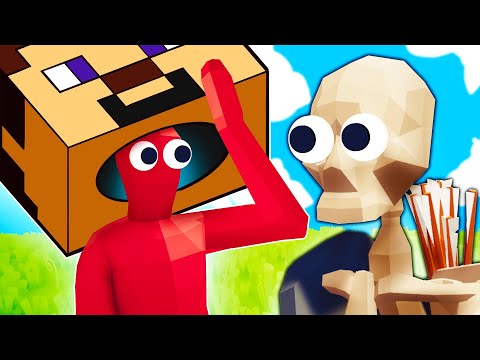 BaronVonGames - TABS - Minecraft Hardcore Mode Is a NIGHTMARE!! - Totally Accurate Battle Simulator