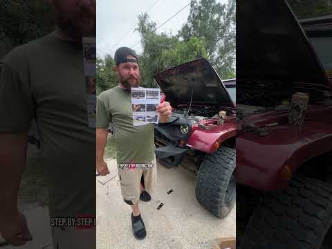 Jeep Wrangler front bumper upgrade 2007-2018 JK JKU