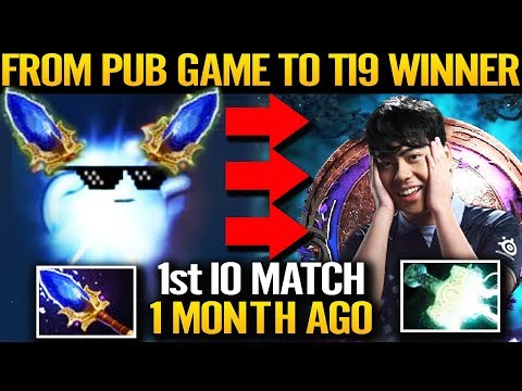 ANA First Match As IO - Game 1 Month Ago Prepare For TI9 Dota 2 Carry IO