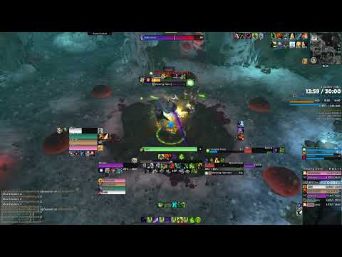 Vengeance Demon Hunter Tank  POV The Underrot Mythic +23 | Tyrannical Afflicted Bolstering S2