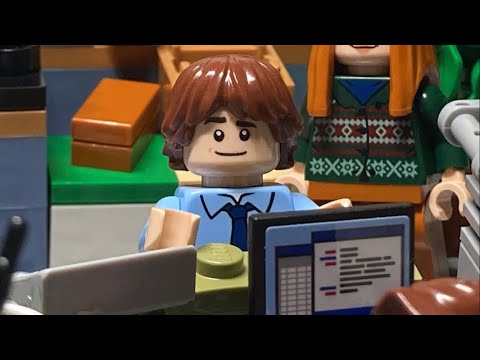LEGO The Office | Micheal Grills his Foot