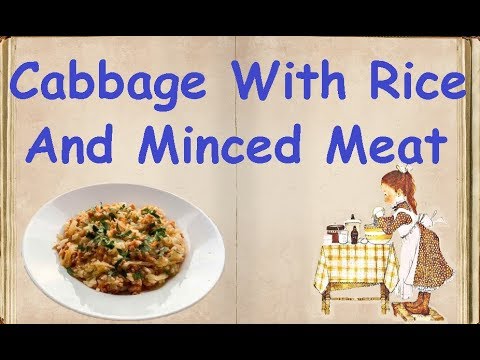 Cabbage With Rice And Minced Meat / Book of recipes / Bon Appetit