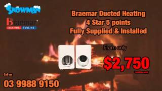 braemar ducted heating - Summer clearance