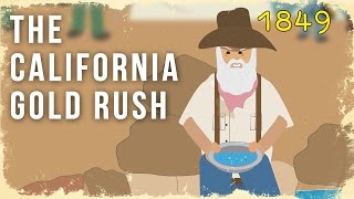 The California Gold Rush cartoon 1849 (The Wild West)