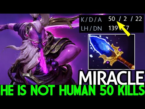 MIRACLE [Void Spirit] He is not Human Crazy Mode No Mercy 50 Kills Dota 2