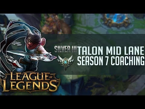 S8 Coaching Silver III ELO - Talon Mid - League of Legends