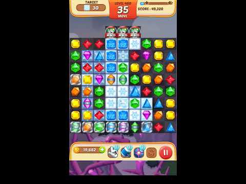 Jewel Match King Level 460 - Walkthrough ( No Booster )