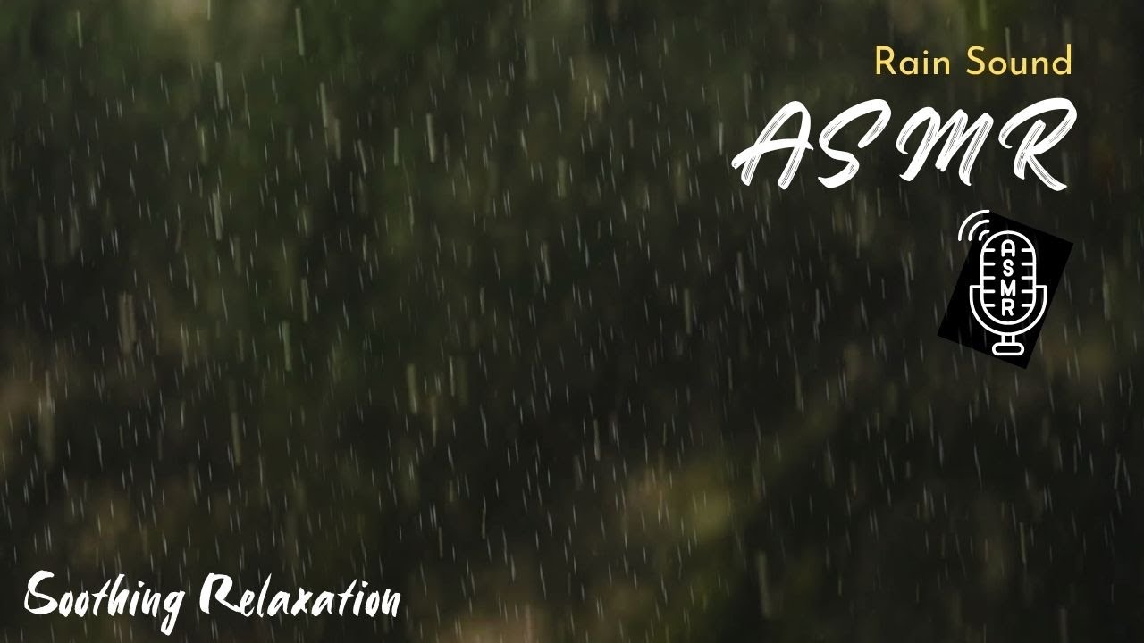 8 Hours of Gentle Night Rain, Rain Sounds for Sleeping - Dark Screen to Beat insomnia, Relax, Study