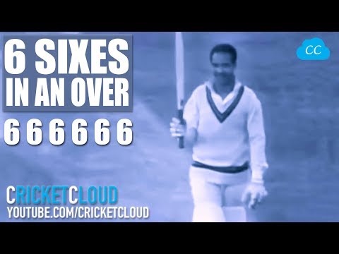 First 6 SIXES IN AN OVER - Sir Garfield Sobers First Man to Hit 6 6 6 6 6 6 in an OVER