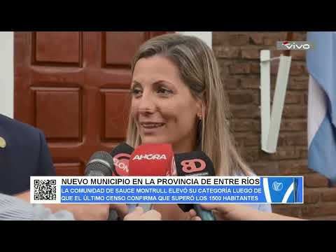 NUEVO MUNICIPIO EN LA PROVINCIA DE ENTRE RÍOS