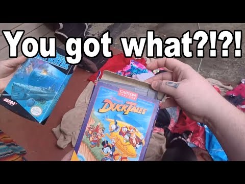 Live Flea Market/Yard Sales Video Game Hunting! Ep. 41 - You Got What?!?!