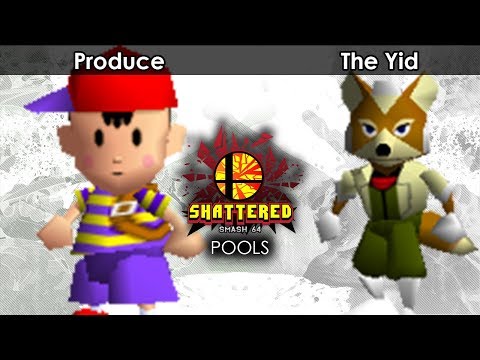 Smash 64: Produce (Ness) V The Yid (Fox) - Shattered 107 Tournament SSB64