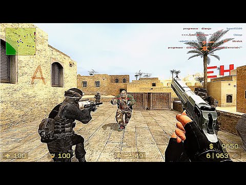 CSS · Zombie Survival/Hunting Mod : zm_dust2_64_v1 ·ElitE HunterZ