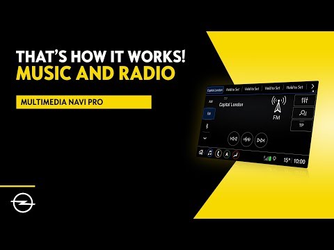 Multimedia Navi Pro - Insignia | Music and Radio | That's How It Works! | Opel Infotainment