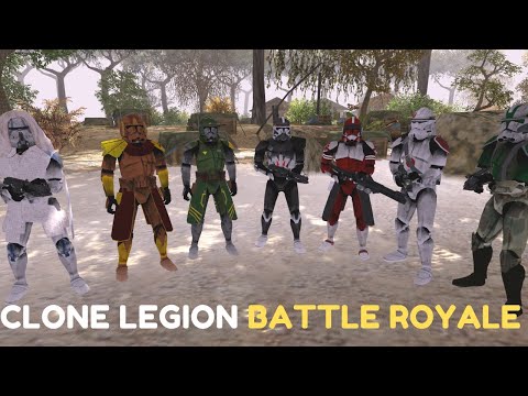 CLONE LEGION BATTLE ROYALE! Star Wars Mod Battle Simulator